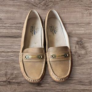Life Stride Memory Foam Tan Loafers Women’s Size 10 M